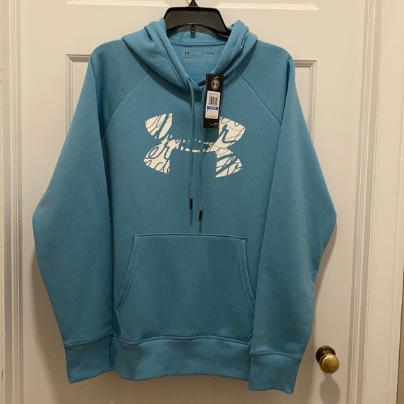 turquoise under armour hoodie